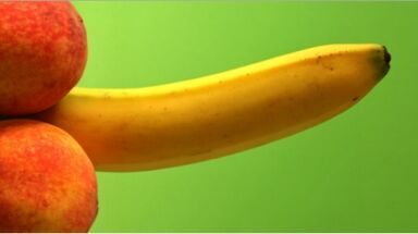 Increased member using the example of a banana